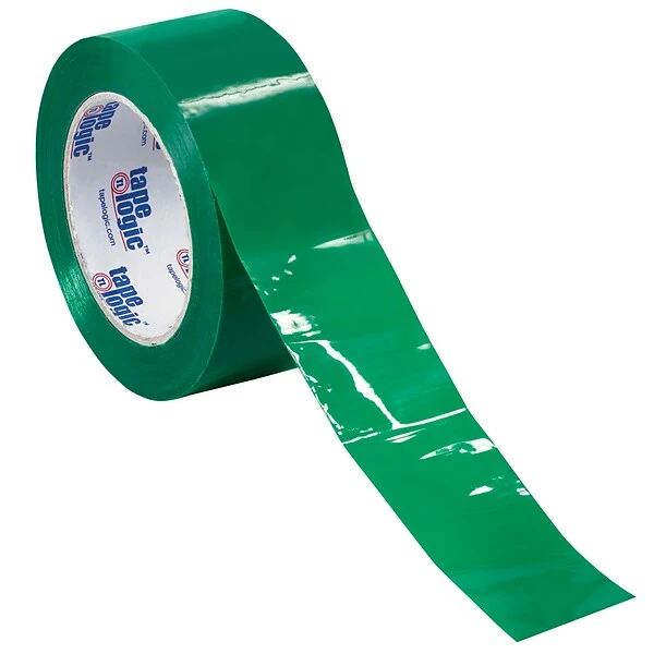 Packing Tape Tape Logic 2"W X 55 Yards X 2.2 Mil Carton Sealing Tape, Green, Pack Of 6 (T90122G6PK) 4 Packing Tape Tape Logic 2"W X 55 Yards X 2.2 Mil Carton Sealing Tape, Green, Pack Of 6 (T90122G6PK) - Image 2