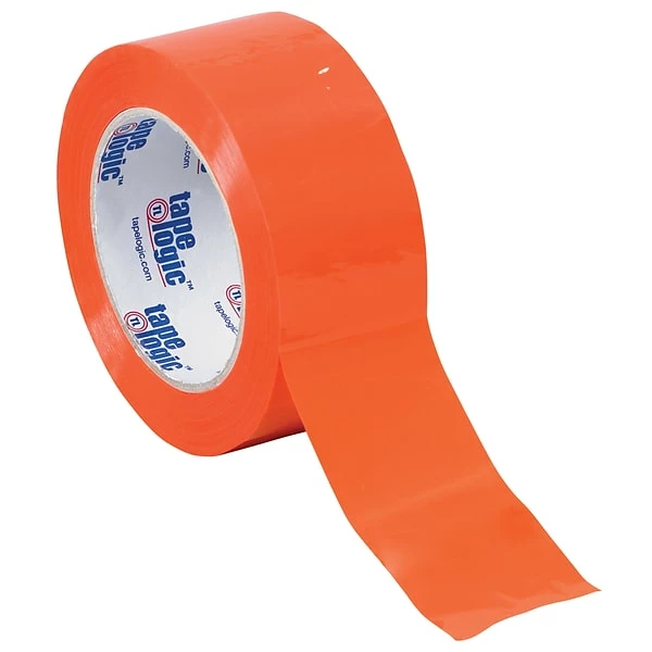 Packing Tape Tape Logic 2"W X 110 Yards X 2.2 Mil Carton Sealing Tape, Orange, Pack Of 6 (T90222O6PK) 4 Packing Tape Tape Logic 2"W X 110 Yards X 2.2 Mil Carton Sealing Tape, Orange, Pack Of 6 (T90222O6PK) - Image 2