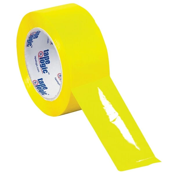 Packing Tape Tape Logic 2"W X 55 Yards X 2.2 Mil Carton Sealing Tape, Yellow, Pack Of 6 (T90122Y6PK) 4 Packing Tape Tape Logic 2"W X 55 Yards X 2.2 Mil Carton Sealing Tape, Yellow, Pack Of 6 (T90122Y6PK) - Image 2
