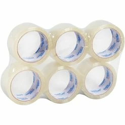 Tape Logic 2" X 55 Yds. X 2 Mil Acrylic Tape, Clear, 6/Pk