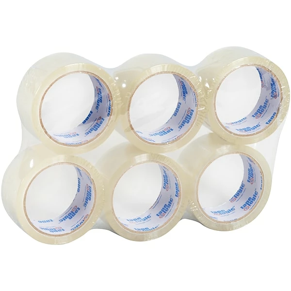 Tape Logic 2" X 55 Yds. X 2 Mil Acrylic Tape, Clear, 6/Pk 3 Tape Logic 2" X 55 Yds. X 2 Mil Acrylic Tape, Clear, 6/Pk