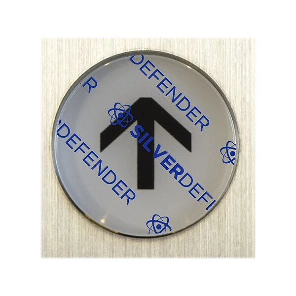 Tape Logic™ Solid Vinyl Safety Tapes Silver Defender Round Elevator Button Die Cut, 4" X 0.14 Yds., Clear, 100/Pack (DC-001-ER-100) 4 Tape Logic™ Solid Vinyl Safety Tapes Silver Defender Round Elevator Button Die Cut, 4" X 0.14 Yds., Clear, 100/Pack (DC-001-ER-100) - Image 2