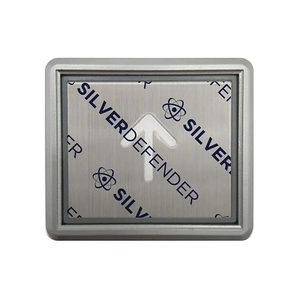 Tape Logic™ Solid Vinyl Safety Tapes Silver Defender Square Elevator Button Die Cut, 4" X 0.14 Yds., Clear, 100/Pack (DC-001-ES-100) 3 Tape Logic™ Solid Vinyl Safety Tapes Silver Defender Square Elevator Button Die Cut, 4" X 0.14 Yds., Clear, 100/Pack (DC-001-ES-100)