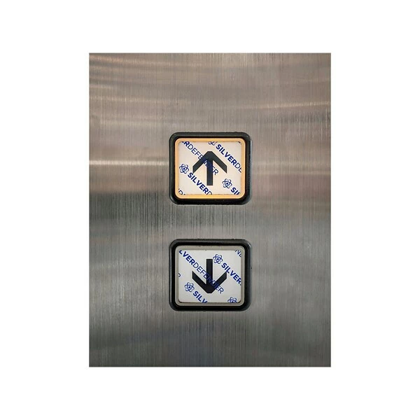 Tape Logic™ Solid Vinyl Safety Tapes Silver Defender Square Elevator Button Die Cut, 4" X 0.14 Yds., Clear, 100/Pack (DC-001-ES-100) 5 Tape Logic™ Solid Vinyl Safety Tapes Silver Defender Square Elevator Button Die Cut, 4" X 0.14 Yds., Clear, 100/Pack (DC-001-ES-100) - Image 3