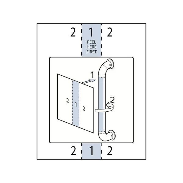 Tape Logic™ Solid Vinyl Safety Tapes Silver Defender D-Shaped Pull Die Cut, 11" X 0.24 Yds., Clear, 75/Pack (DC-001-DP-75) 6 Tape Logic™ Solid Vinyl Safety Tapes Silver Defender D-Shaped Pull Die Cut, 11" X 0.24 Yds., Clear, 75/Pack (DC-001-DP-75) - Image 4