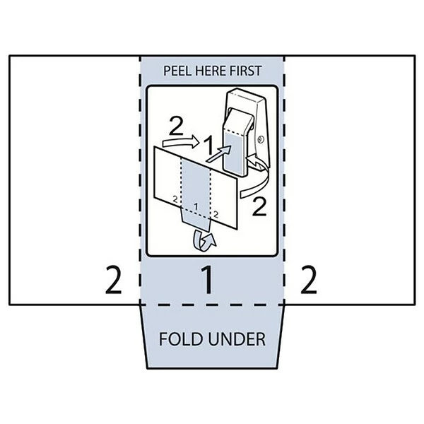 Tape Logic™ Solid Vinyl Safety Tapes Silver Defender Hospital Push/Pull Die Cut, 11" X 0.24 Yds., Clear, 100/Pack (DC-030-HP-100) 6 Tape Logic™ Solid Vinyl Safety Tapes Silver Defender Hospital Push/Pull Die Cut, 11" X 0.24 Yds., Clear, 100/Pack (DC-030-HP-100) - Image 4