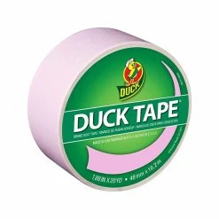 Duck Heavy Duty Duct Tapes, 1.88" X 20 Yds., Baby Pink/Aqua, 2 Rolls/Pack (DUCKPA-STP)