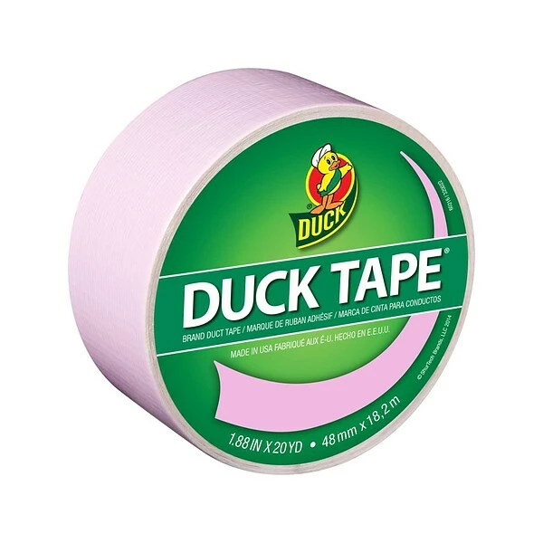 Duck Heavy Duty Duct Tapes, 1.88" X 20 Yds., Baby Pink/Aqua, 2 Rolls/Pack (DUCKPA-STP) 3 Duck Heavy Duty Duct Tapes, 1.88" X 20 Yds., Baby Pink/Aqua, 2 Rolls/Pack (DUCKPA-STP)