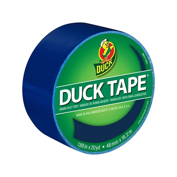Duck Heavy Duty Duct Tapes, 1.88" X 20 Yds., Blue/White, 2 Rolls/Pack (DUCKBW-STP) 3 Duck Heavy Duty Duct Tapes, 1.88" X 20 Yds., Blue/White, 2 Rolls/Pack (DUCKBW-STP)