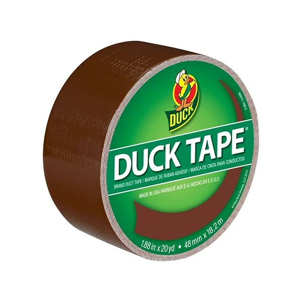 Duck Heavy Duty Duct Tapes, 1.88" X 20 Yds./1.88" X 15 Yds., Brown/Neon Orange/Yellow, 3 Rolls/Pack (DUCKBOY-STP) 4 Duck Heavy Duty Duct Tapes, 1.88" X 20 Yds./1.88" X 15 Yds., Brown/Neon Orange/Yellow, 3 Rolls/Pack (DUCKBOY-STP) - Image 2