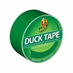 Duck Heavy Duty Duct Tapes, 1.88" X 20 Yds., Green/White, 2 Rolls/Pack (DUCKGW-STP)