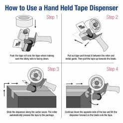 Packing Tape Dispensers Tape Logic™ 2" Work Horse Carton Sealing Tape Dispenser (TDWH2)