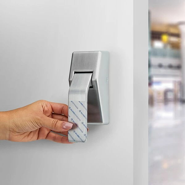 Specialty Tape Silver Defender Protected Push/Pull Paddle Die Cut Film, 8.5" X 11", 20/Pack (DC-030-HP-5) 4 Specialty Tape Silver Defender Protected Push/Pull Paddle Die Cut Film, 8.5" X 11", 20/Pack (DC-030-HP-5) - Image 2