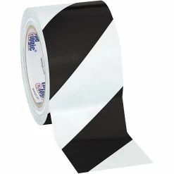Tape Logic™ Striped Vinyl Safety Tapes Tape Logic™ 3" X 36 Yds. Striped Vinyl Safety Tape, Black/White, 3/Pack