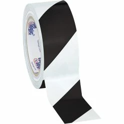 Tape Logic™ Striped Vinyl Safety Tapes Tape Logic™ 2" X 36 Yds. Striped Vinyl Safety Tape, Black/White, 3/Pack