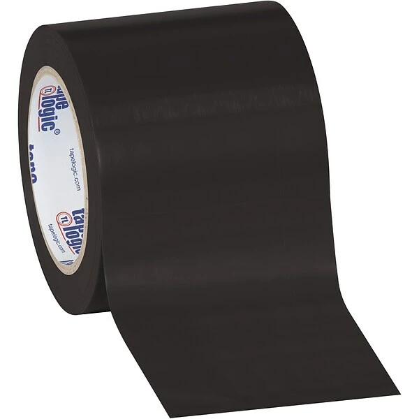 Tape Logic™ Solid Vinyl Safety Tapes Tape Logic™ 4" X 36 Yds. Solid Vinyl Safety Tape, Black, 3/Pack 3 Tape Logic™ Solid Vinyl Safety Tapes Tape Logic™ 4" X 36 Yds. Solid Vinyl Safety Tape, Black, 3/Pack