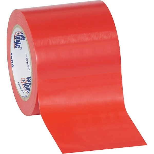 Tape Logic™ Solid Vinyl Safety Tapes Tape Logic™ 4" X 36 Yds. Solid Vinyl Safety Tape, Red, 3/Pack 3 Tape Logic™ Solid Vinyl Safety Tapes Tape Logic™ 4" X 36 Yds. Solid Vinyl Safety Tape, Red, 3/Pack