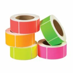 Labels Tape Logic 3" X 5" Rectangle Fluorescent Inventory Label, 5000/Pack