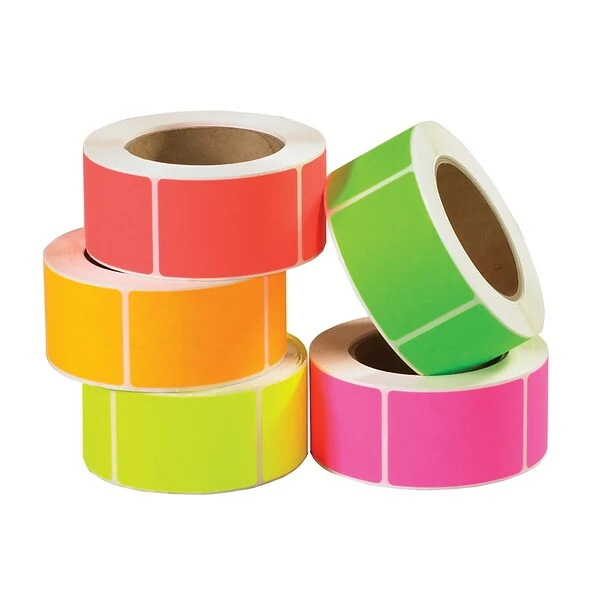 Labels Tape Logic 3" X 5" Rectangle Fluorescent Inventory Label, 5000/Pack 3 Labels Tape Logic 3" X 5" Rectangle Fluorescent Inventory Label, 5000/Pack