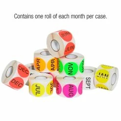Labels Tape Logic 2" Circle Easy Order Packs Months Of The Year Pre Printed Inventory Label, 12/Case 7 Labels Tape Logic 2" Circle Easy Order Packs Months Of The Year Pre Printed Inventory Label, 12/Case -Bankers Box shop sp127288276 s7