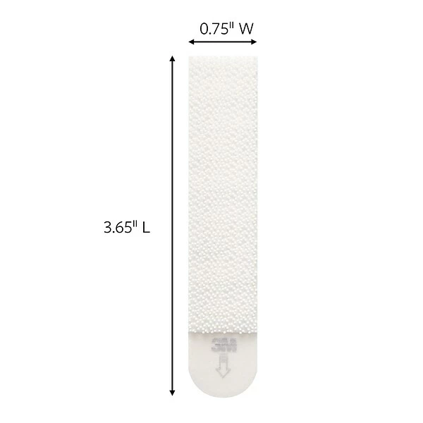 Hooks & Hanging Strips Command™ Large Picture Hanging Strips, White, 20 Pairs/Pack (17206-20NA) 4 Hooks & Hanging Strips Command™ Large Picture Hanging Strips, White, 20 Pairs/Pack (17206-20NA) - Image 2