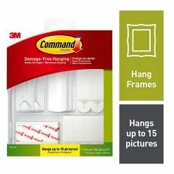 Hooks & Hanging Strips Command™ Picture Hanging Assortment Kit, White/Clear, 50/Pack (17213-ES)