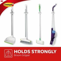 Hooks & Hanging Strips Command™ Large Broom Gripper, White, 2/Pack (17007-HW2ES) 12 Hooks & Hanging Strips Command™ Large Broom Gripper, White, 2/Pack (17007-HW2ES) -Bankers Box shop sp129292243 s7