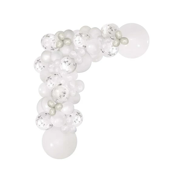 Balloons Amscan Party Balloon Garland Kit, White (112007) 2 Balloons Amscan Party Balloon Garland Kit, White (112007)