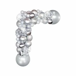 Balloons Amscan Party Balloon Garland Kit, Silver (112005)