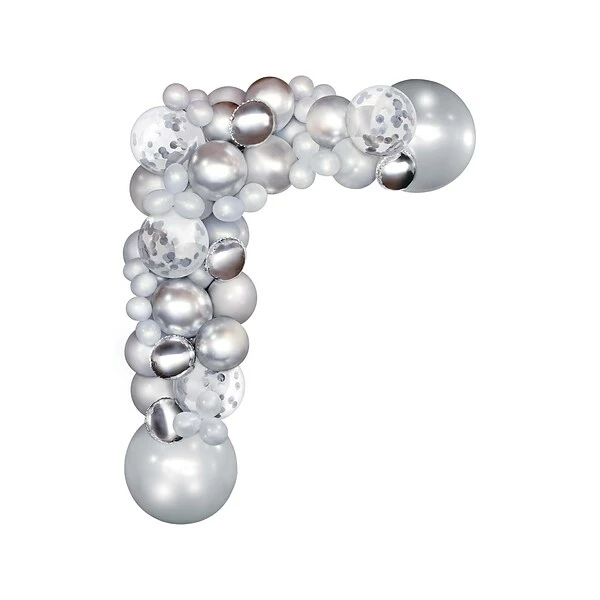 Balloons Amscan Party Balloon Garland Kit, Silver (112005) 2 Balloons Amscan Party Balloon Garland Kit, Silver (112005)