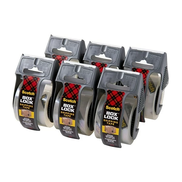 Hot Melt Tapes Scotch® Shipping Packaging Tape, 1.88 In X 22.2 Yds, 6 Rolls/Pack (195-6) 8 Hot Melt Tapes Scotch® Shipping Packaging Tape, 1.88 In X 22.2 Yds, 6 Rolls/Pack (195-6) - Image 6