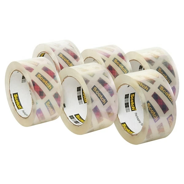 Hot Melt Tapes Scotch® Box Lock™ Shipping Packing Tape, Clear, 1.88 In X 54.6 Yd, 6 Rolls/Pack (3950-6) 8 Hot Melt Tapes Scotch® Box Lock™ Shipping Packing Tape, Clear, 1.88 In X 54.6 Yd, 6 Rolls/Pack (3950-6) - Image 6