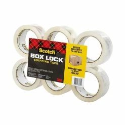Hot Melt Tapes Scotch® Box Lock™ Shipping Packing Tape, Clear, 1.88 In X 54.6 Yd, 6 Rolls/Pack (3950-6) 16 Hot Melt Tapes Scotch® Box Lock™ Shipping Packing Tape, Clear, 1.88 In X 54.6 Yd, 6 Rolls/Pack (3950-6) -Bankers Box shop sp133530566 s7 1