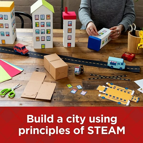 Clear Tape Scotch™ STEAM Pack City Builder Kit, Assorted (STEAM-CB) 6 Clear Tape Scotch™ STEAM Pack City Builder Kit, Assorted (STEAM-CB) - Image 4