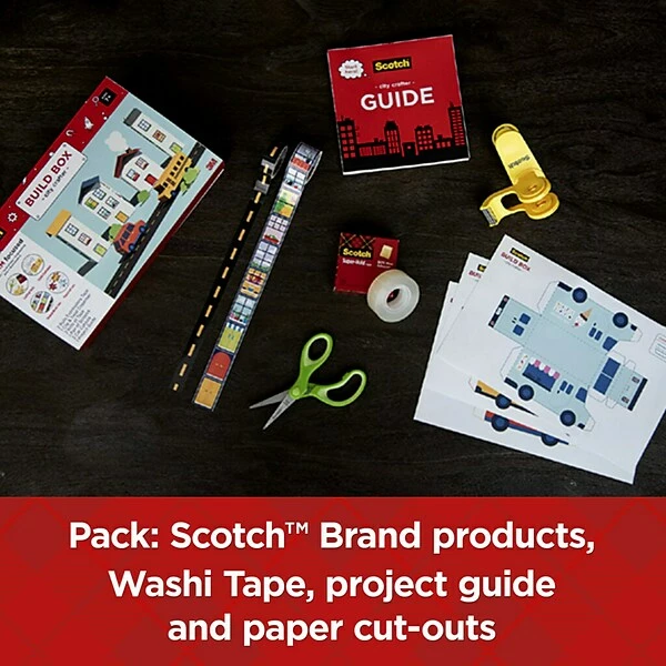 Clear Tape Scotch™ STEAM Pack City Builder Kit, Assorted (STEAM-CB) 7 Clear Tape Scotch™ STEAM Pack City Builder Kit, Assorted (STEAM-CB) - Image 5