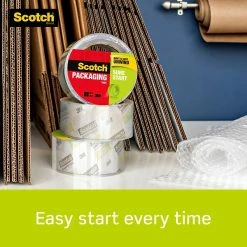Scotch® Sure Start Packaging Tape, 1.88 In X 54.6 Yds, Clear, 18 Rolls (3450-18CP) 14 Scotch® Sure Start Packaging Tape, 1.88 In X 54.6 Yds, Clear, 18 Rolls (3450-18CP) -Bankers Box shop sp135374091 s7