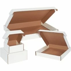 Literature Mailers Quill Brand 12" X 12" X 2" Corrugated Shipping Boxes, 200#/ECT-32-B Mullen Rated Pack Of 50, (MFL12122) 12 Literature Mailers Quill Brand 12" X 12" X 2" Corrugated Shipping Boxes, 200#/ECT-32-B Mullen Rated Pack Of 50, (MFL12122) -Bankers Box shop sp150122024 s7 1