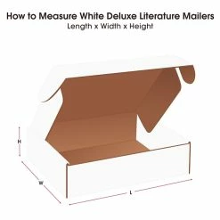 Literature Mailers Quill Brand 12" X 12" X 2" Corrugated Shipping Boxes, 200#/ECT-32-B Mullen Rated Pack Of 50, (MFL12122)