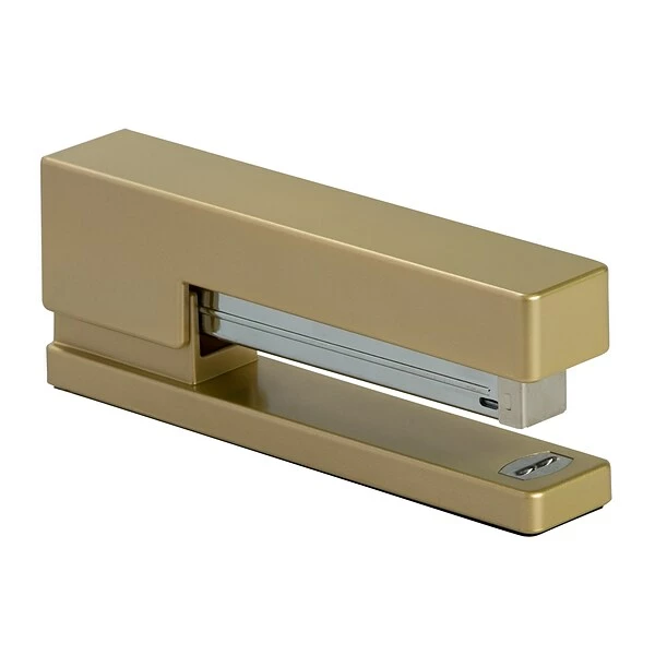 Desktop Organizers JAM Paper® Office & Desk Sets, 1 Stapler & 1 Tape Dispenser, Gold, 2/Pack (3378go) 2 Desktop Organizers JAM Paper® Office & Desk Sets, 1 Stapler & 1 Tape Dispenser, Gold, 2/Pack (3378go) - Image 2