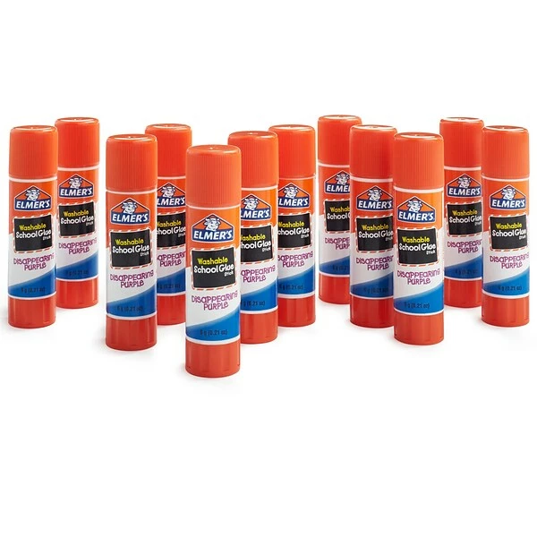 Glue & Glue Sticks Elmer's Disappearing Washable Glue Sticks, .21 Oz., 12/Pack (E1559) 5 Glue & Glue Sticks Elmer's Disappearing Washable Glue Sticks, .21 Oz., 12/Pack (E1559) - Image 3