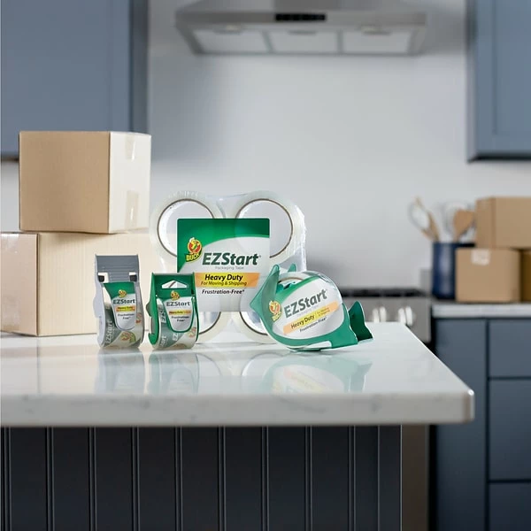 Acrylic Tape Duck® Brand 1.88 In. X 30 Yd. EZ Start® Packing Tape With Dispenser, Clear (393192) 8 Acrylic Tape Duck® Brand 1.88 In. X 30 Yd. EZ Start® Packing Tape With Dispenser, Clear (393192) - Image 6