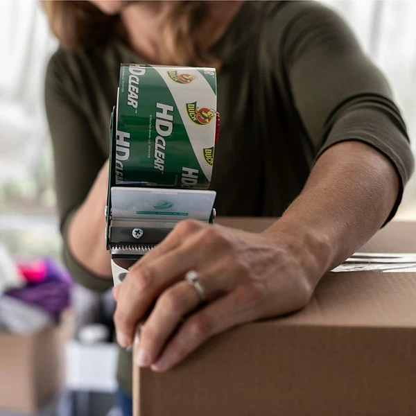 Acrylic Tape Duck® Brand 1.88 In. X 54.6 Yd. HD Clear™ Heavy Duty Packing Tape, Clear, 24-Pack (393730) 8 Acrylic Tape Duck® Brand 1.88 In. X 54.6 Yd. HD Clear™ Heavy Duty Packing Tape, Clear, 24-Pack (393730) - Image 6