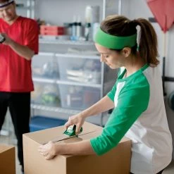 Tape Dispenser W Tape Duck® Brand 1.88 In. X 22.2 Yd. EZ Start® Packing Tape With Dispenser, Clear, 6-Pack (824922) 12 Tape Dispenser W Tape Duck® Brand 1.88 In. X 22.2 Yd. EZ Start® Packing Tape With Dispenser, Clear, 6-Pack (824922) -Bankers Box shop sp167736475 s7