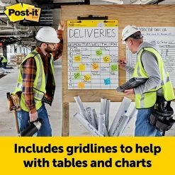 Easel Pads Post-it® Super Sticky Easel Pad, 25" X 30", White With Blue Grid, 30 Sheets/Pad, 4 Pads/Pack (560-VAD-4PK) 10 Easel Pads Post-it® Super Sticky Easel Pad, 25" X 30", White With Blue Grid, 30 Sheets/Pad, 4 Pads/Pack (560-VAD-4PK) -Bankers Box shop sp169786655 s7