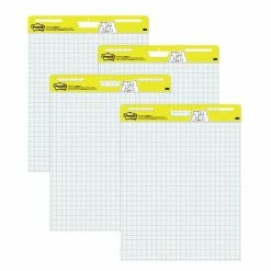 Easel Pads Post-it® Super Sticky Easel Pad, 25" X 30", White With Blue Grid, 30 Sheets/Pad, 4 Pads/Pack (560-VAD-4PK) 13 Easel Pads Post-it® Super Sticky Easel Pad, 25" X 30", White With Blue Grid, 30 Sheets/Pad, 4 Pads/Pack (560-VAD-4PK) -Bankers Box shop sp169786657 s7
