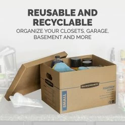 Bankers Box® Moving Boxes Bankers Box® SmoothMove 19" X 14.5" X 15.5" Moving Box, Kraft, 8/Carton (7717201) 12 Bankers Box® Moving Boxes Bankers Box® SmoothMove 19" X 14.5" X 15.5" Moving Box, Kraft, 8/Carton (7717201) -Bankers Box shop sp174654393 s7