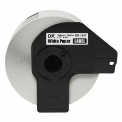 Label Maker Tapes & Printer Labels Brother Genuine DK-1247 4.07" X 6.4" Die-Cut Shipping Labels