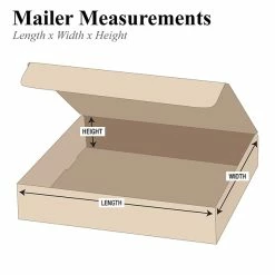 Staples Partners Brand Literature Mailers, 12 1/8" X 9 1/4" X 2", Kraft, 50/Bundle (M1292K)