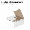 Quill Brand White Mailers Corrugated Mailers, 8" X 6" X 3", White, 50/Bundle (M863) 2 Quill Brand White Mailers Corrugated Mailers, 8" X 6" X 3", White, 50/Bundle (M863) -Bankers Box shop sp21847614 s7