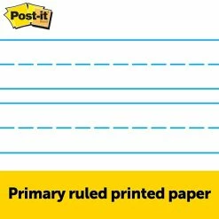 Easel Pads Post-it® Self-Stick Wall Pad, 20" X 23", Primary Ruled, 20 Sheets/Pad, 2 Pads/Pack (566PRL)
